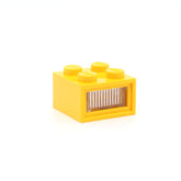 LEGO 08010dc01 - Licht Brick 4.5V 2 x 2 (3 Plug Holes, Trans-Clear Diffuser Lens, Yellow)