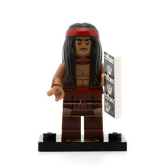 LEGO coltlbm2-15 - Apache Chief, The LEGO Batman Movie, Series 2 (Set mit Stand und Zubehör)