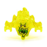 LEGO 19861pb02 - Ninjago Skreemer with Dark Purple Eyes and Mouth Open with White Pointed Teeth and Yellowish Green Tongue