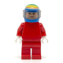 LEGO rac043 - F1 Ferrari - F. Massa with Helmet Blue Printed (Torso Stickers)