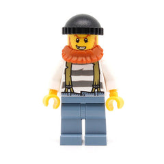 LEGO cty0513 -Swamp Police (Crook Male with Black Knit Cap and Dark Orange Beard)
