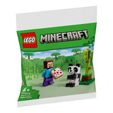 NEU - LEGO Minecraft (30672) Steve mit Baby-Panda | Steve and Baby Panda (Polybag)