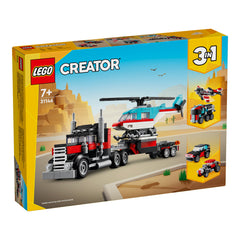 NEU - LEGO Creator 3in1 (31146) Tieflader mit Hubschrauber | Flatbed Truck with Helicopter