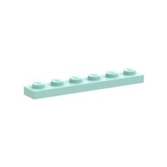 LEGO 3666 - Plate (1 x 6, verschiedene Farben)