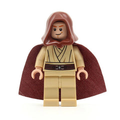 LEGO sw0329 - Obi-Wan Kenobi (Young with Hood and Cape, Tan Legs, Smile)