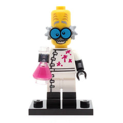 LEGO col14-3 - Monster Scientist, Series 14 (Set mit Stand und Zubehör)