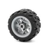 LEGO 44292c01 - Rad 30.4mm x 20mm mit 3 Pin Holes mit schwarzem Reifen 43.2 x 22 (44292 / 44308)
