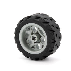 LEGO 44292c01 - Rad 30.4mm x 20mm mit 3 Pin Holes mit schwarzem Reifen 43.2 x 22 (44292 / 44308)