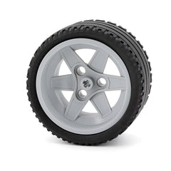 LEGO 44772c01 - Rad (Technic) 56mm x 34mm, 3 Pin Holes mit schwarzem Reifen 68.8 x 36 Z(44772 / 44771)