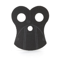 LEGO 48431pb04 - Pauldron Cloth (4 Thin Gray Stripes and Gray Outline Pattern, Thin Border, Black)