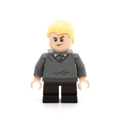 LEGO hp148 - Draco Malfoy (Slytherin Sweater, Black Short Legs)
