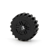 LEGO 55982c01 - Rad 18mm x 14mm mit Axle Hole mit schwarzem Reifen 30.4 x 14 mit versetztem Profil (55982 / 30391)