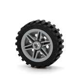 LEGO 56904c01 - Rad 30mm x 14mm mit schwarzem Reifen 43.2 x 14 (56904 / 56898)