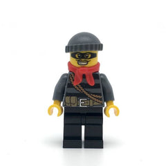 LEGO cty0433 - Police (City Burglar, Dark Bluish Gray Knit Cap, Red Bandana, Mask)