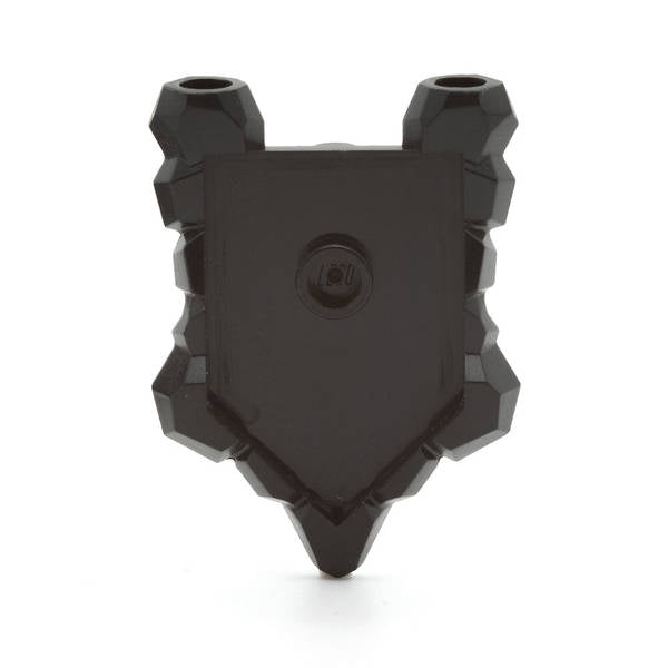 Farbenfrohe LEGO Schilder mit verschiedenen Symbolen und Designs, die kreativ und spielerisch gestaltet sind. Kaufe jetztLEGO 22409 - Shield Pentagonal (Rock Edges, Black)