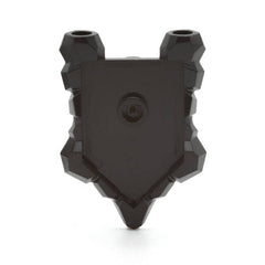 Farbenfrohe LEGO Schilder mit verschiedenen Symbolen und Designs, die kreativ und spielerisch gestaltet sind. Kaufe jetztLEGO 22409 - Shield Pentagonal (Rock Edges, Black)