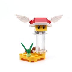 LEGO char02-6 - Para-Beetle, Super Mario, Series 2 (Set mit Stand und Zubehör)