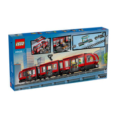 NEU - LEGO City (60423) Straßenbahn mit Haltestelle | Downtown Streetcar and Station