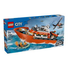 NEU - LEGO City (60504) Rettungsboot der Küstenwache mit Hubschrauber | Coast Guard Rescue Boat