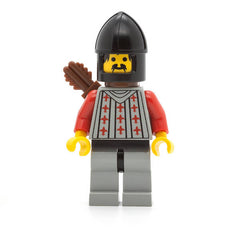 LEGO cas244 - Fright Knights (Knight 2, Black Chin-Guard, Quiver)