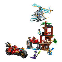 NEU - LEGO Ninjago (71857) Showdown am Baumhaus mit dem Ninja-Bike | Ninja Vehicle Tree House Battle
