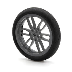 LEGO 88517c01 - Dark Bluish Gray Rad 75mm x 17mm, Motorcycle mit schwarzen Reifen 94.2mm x 22mm, Motorcycle Racing Tread (88517 / 88516)