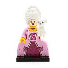 LEGO col24-10 - Rococo Aristocrat, Series 24 (Set mit Stand und Zubehör)