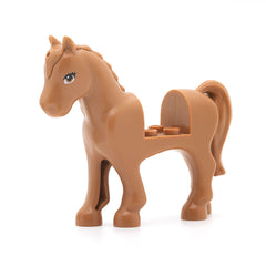 LEGO 93083c01pb16 - Pferd (Friends, medium nougat)