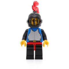 LEGO cas218 - Breastplate (Blue with Black Arms, Black Legs with Red Hips, Black Arms)