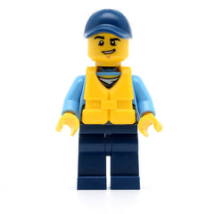 LEGO cty0536 -Police (City Officer, Life Jacket, Crooked Smile)