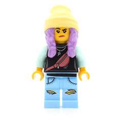 LEGO hs019 - Parker L. Jackson (Black Top with Beanie, Smile / Grumpy)