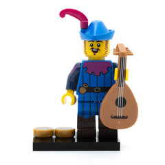 LEGO col22-3 - Troubadour, Series 22 (Set mit Stand und Zubehör)