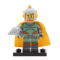 LEGO col17-11 - Retro Space Hero, Series 17 (Set mit Stand und Zubehör)