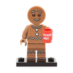 LEGO col11-6 - Gingerbread Man, Series 11 (Set mit Stand und Zubehör)