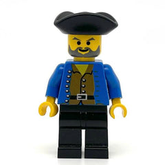 LEGO pi033 - Pirate (Brown Shirt, Black Legs, Black Pirate Triangle Hat)