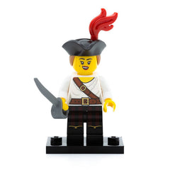 LEGO col20-5 - Pirate Girl, Series 20 (Set mit Stand und Zubehör)