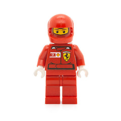 LEGO rac025cs - F1 Ferrari Pit Crew Member (Torso Stickers on Front and Back)