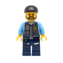 LEGO cty0360a - Police (LEGO City Undercover Elite Police Officer 1) - (Black Beard)