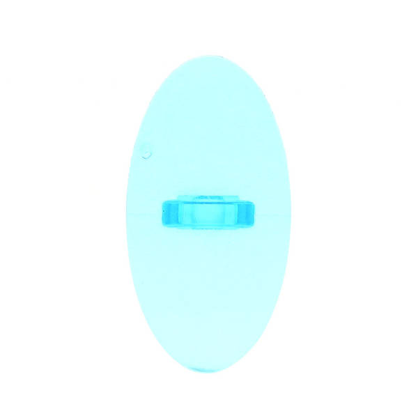 Farbenfrohe LEGO Schilder mit verschiedenen Symbolen und Designs, die kreativ und spielerisch gestaltet sind. Kaufe jetztLEGO 92747 - Shield Oval (Trans-Light Blue)
