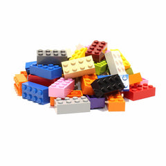 100 Stck. - LEGO 2 x 4 Steine gemischt (3001)