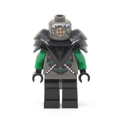 LEGO sp027 - Insectoids (green verniers w/ silver X pattern, Black Armor)