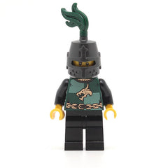 LEGO cas454 - Dragon Knight Quarters (Kingdoms, Helmet Closed, Long Brown Moustache)