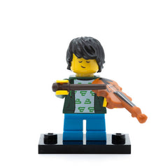 LEGO col21-2 - Violin Kid, Series 21 (Set mit Stand und Zubehör)