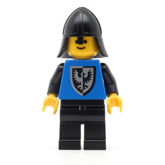 LEGO cas253 - Black Falcon (Black Legs, Black Neck-Protector, Shield Bottom Pointed)