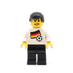 LEGO soc031s01 - Soccer Player (German Player 3, German Flag Torso Sticker on Front)