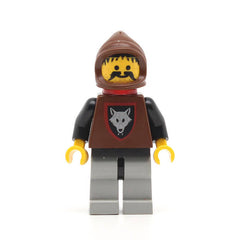 LEGO cas252 - Wolfpack (Moustache, Black Arms and Light Gray legs, Brown Hood and Red Cape)
