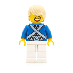 LEGO pi175 - Bluecoat Soldier 7 (Tousled Hair)