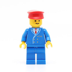 LEGO trn046 - Railway Employee (Blue Legs)