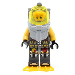 LEGO atl018 - Atlantis Diver 4 (Lance Spears Yellow Flippers/Trans-Yellow Visor)