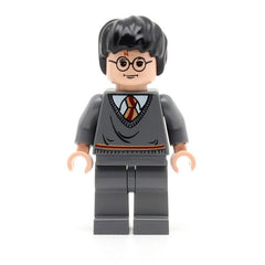 LEGO hp056 - Harry Potter (Gryffindor Stripe Torso, Dark Bluish Gray Legs)